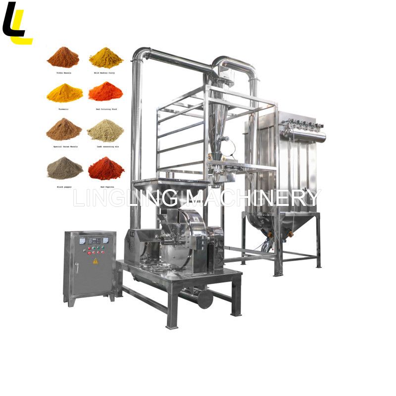 LINGLING WF pepper chilli spice crushing grinding crusher grinder pulverizer machine