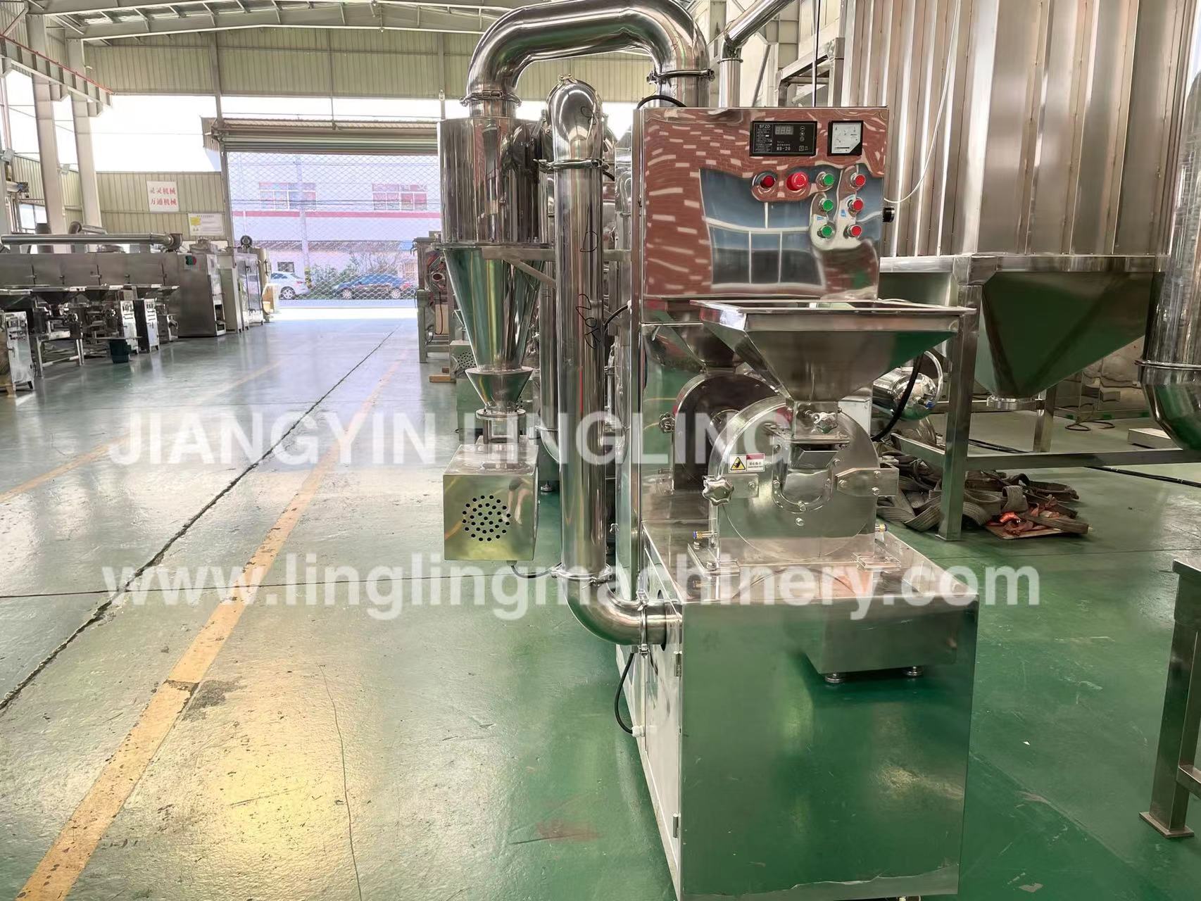 LINGLING food grinder machine shipped to Australia