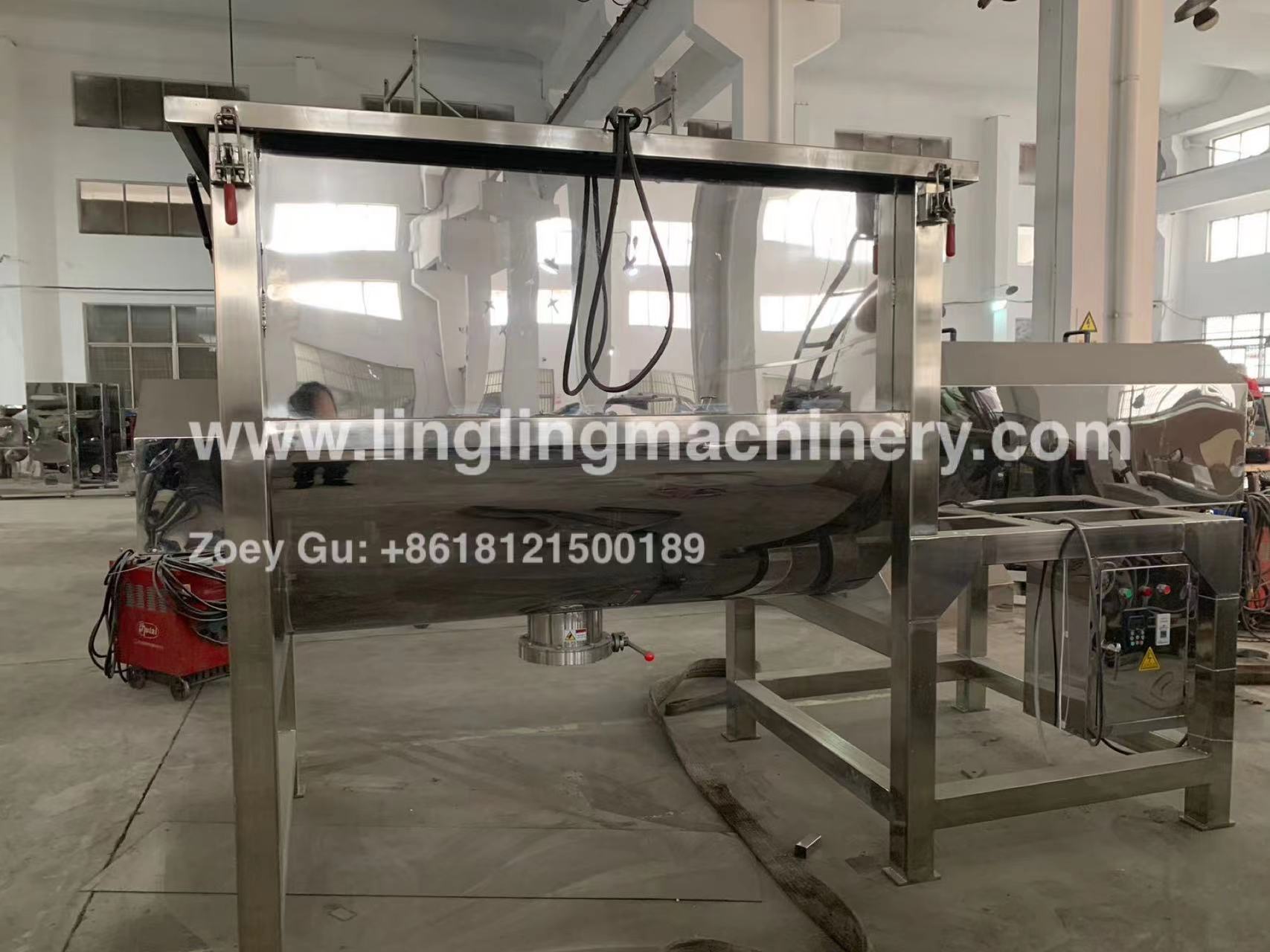 4000L Wet Powder Ribbon Mixer Machine is Finished