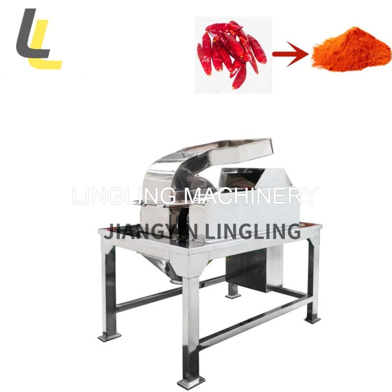 LINGLING dry chili turmeric spice fine powder grinder grinding making machine