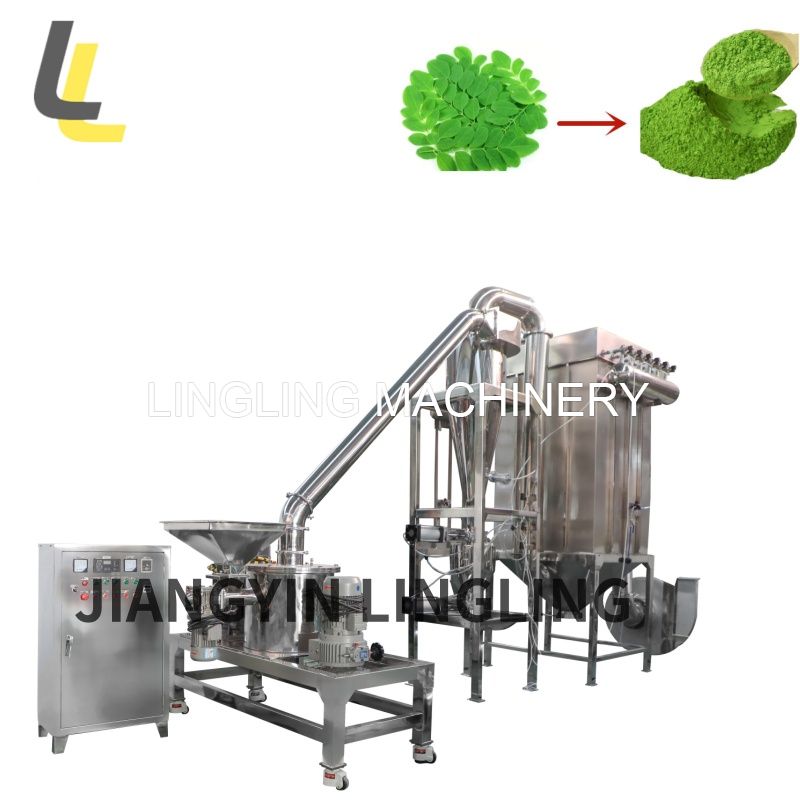 LINGLING Dry Tea Moringa leaves spice sugar salt chili food pepper powder grinder grinding machine