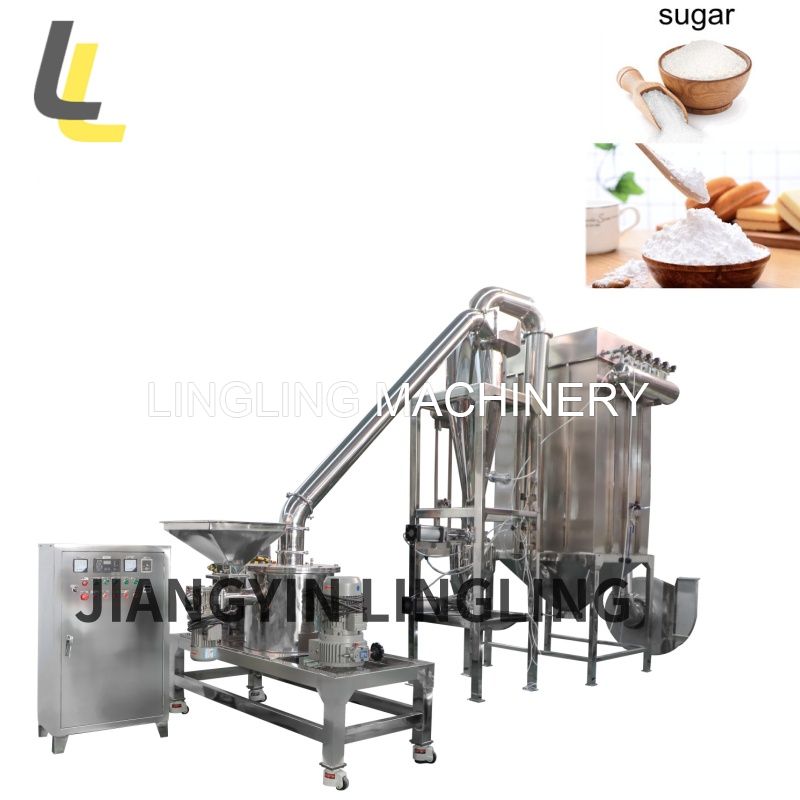 LINGLING Dry sugar salt fine powder grinder grinding making machine