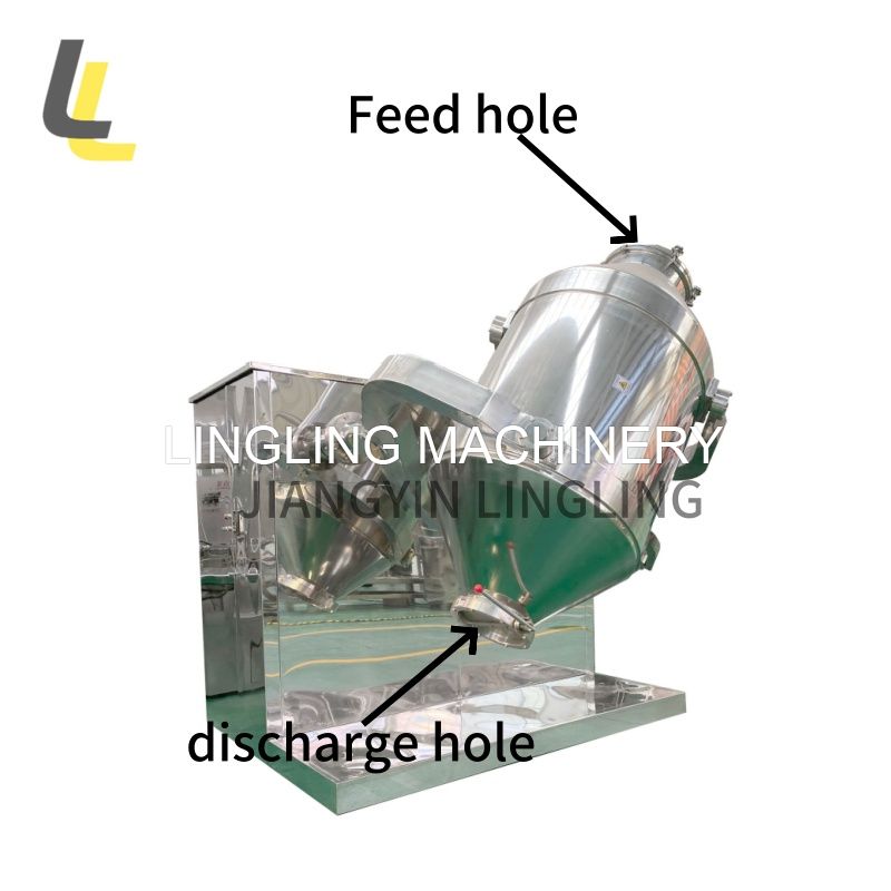 LINGLING SYH 3d fertilizer powder granules mixer blender mixing blending machine