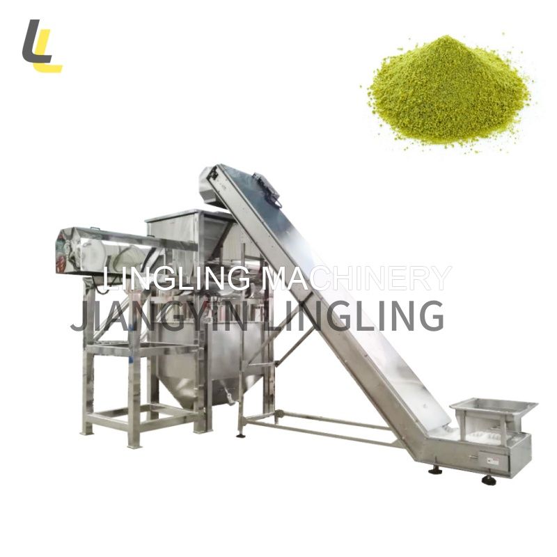 LINGLING dry powder wet powder ribbon mixer machine