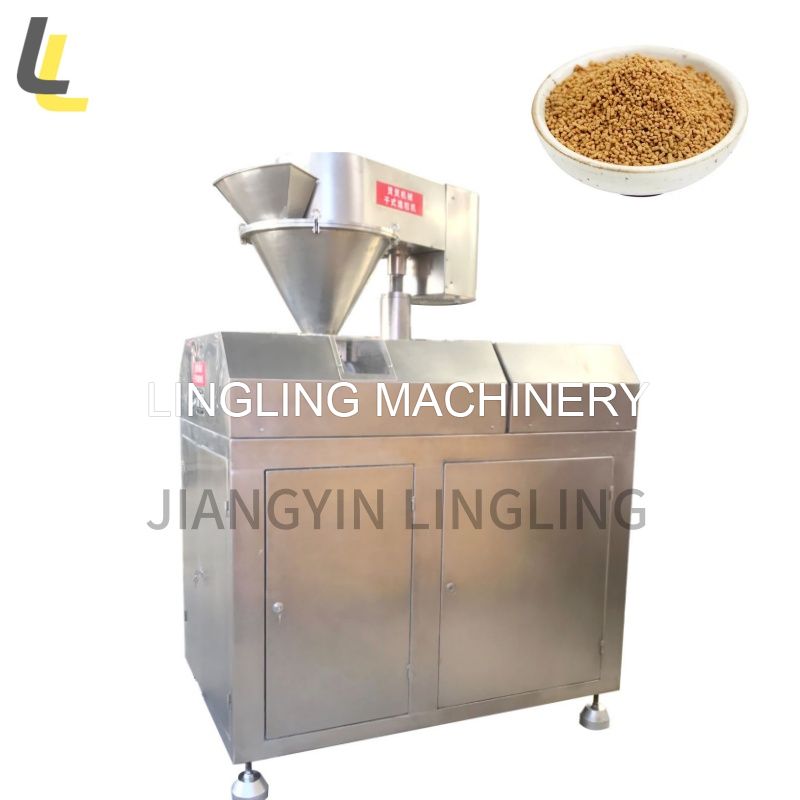 LING LING High speed wet dry powder rotary press oscillating swing mixing roller compactor granules making granulator machine