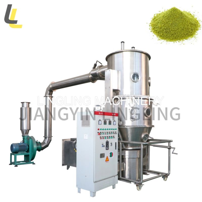 LINGLING powder granules fluid granulator drying machine