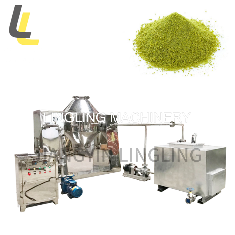 LINGLING Rotary vacuum dryer mixer machine