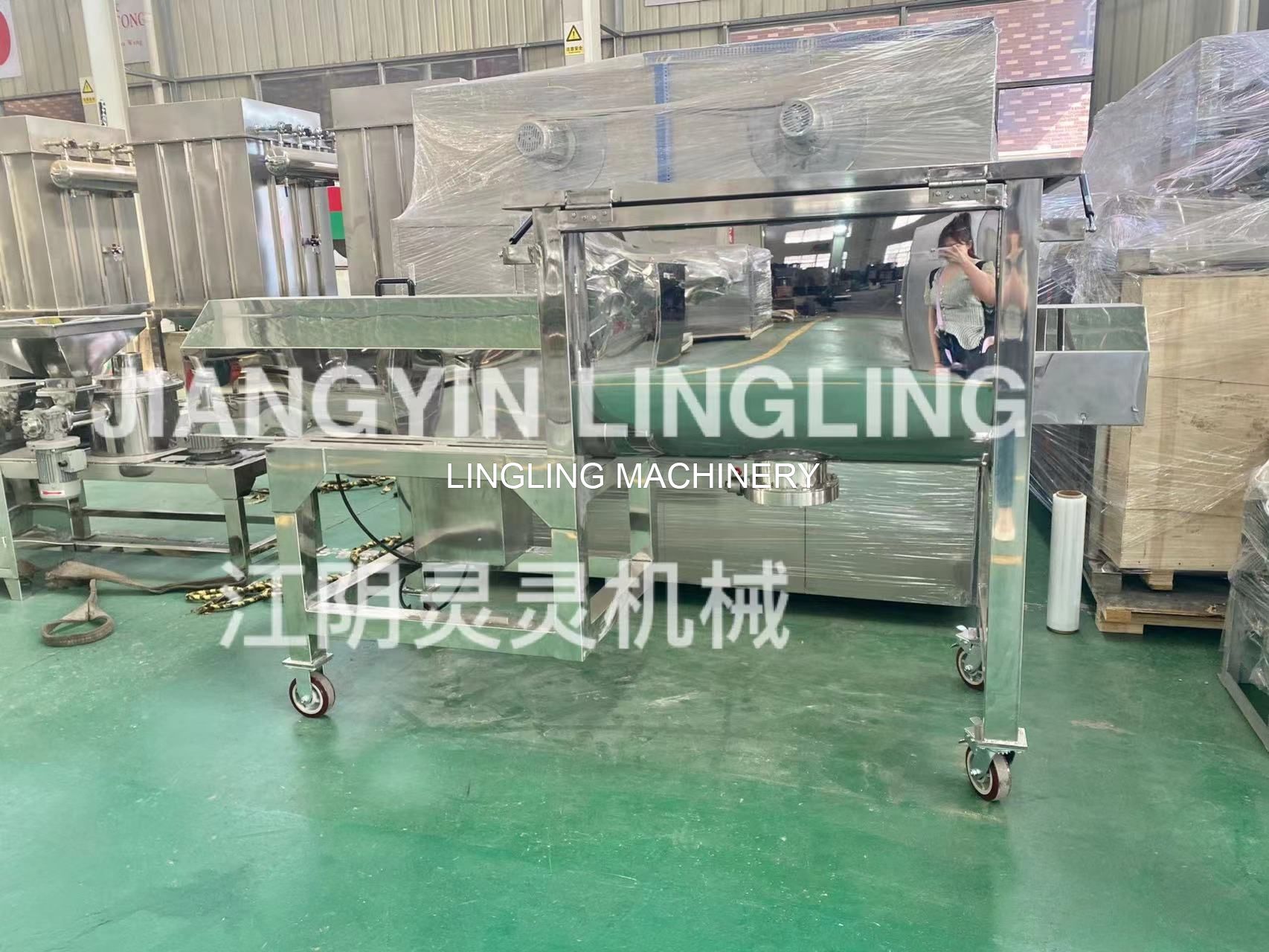 LINGLING Industrial Paste Twin Shaft Screw Ribbon Mixer Mixing Machine Flour Blender Machine