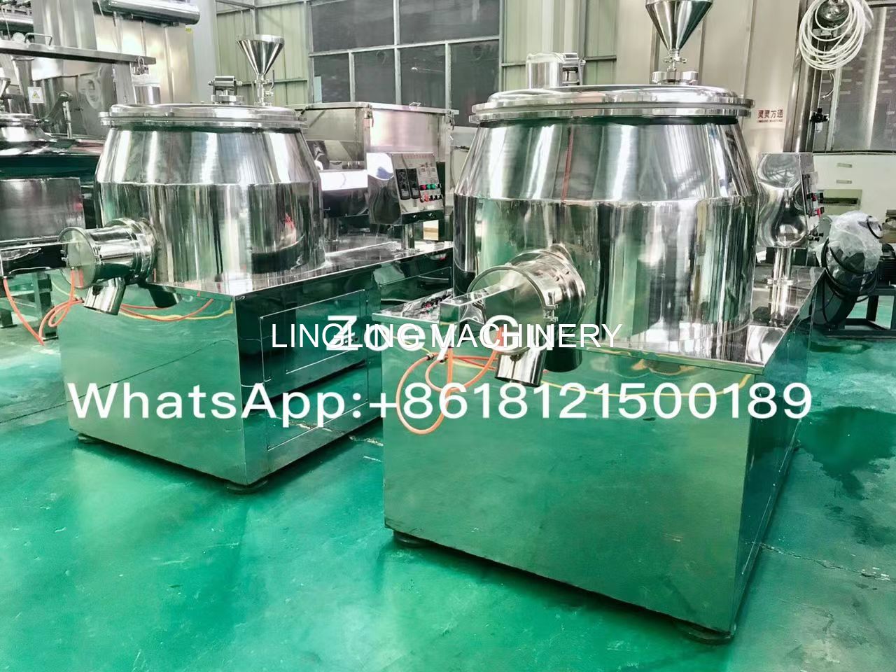 LINGLING High speed rapid mixer granulator machine